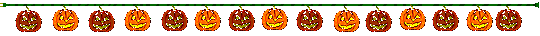 string of jack-o-lantern lights